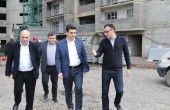 „ოცნების ქალაქის“ პირველი ეტაპის სამშენებლო სამუშაოების მიმდინარეობას გაეცნო
